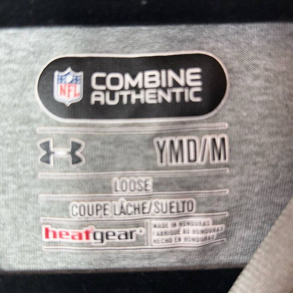 Carolina Panther NFL Combine T Shirt Youth M Gray‎ Future Panther Under Armour - Picture 2 of 8